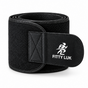 FITTYLUK Neoprene Sweat Belt for Men & Women – Adjustable Waist Trimmer for Gym & Workout